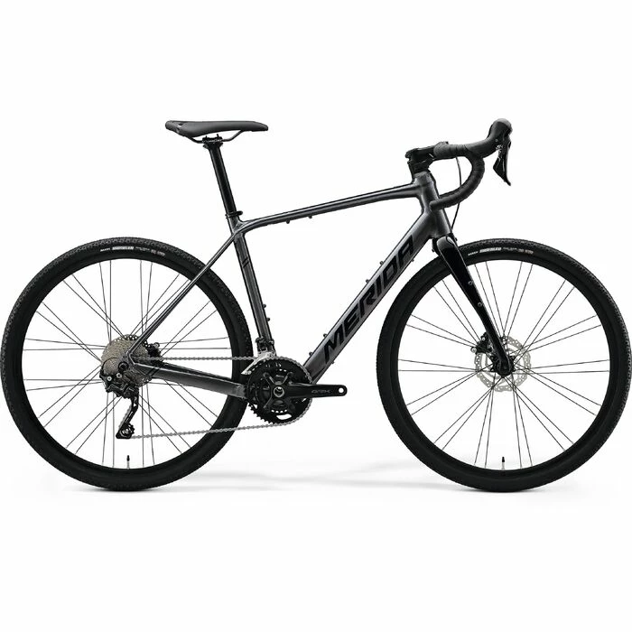 Vélo Gravel Électrique Merida ESilex 400 Dark Silver 250Wh 1 Vélo Gravel Électrique Merida ESilex 400 Dark Silver 250Wh